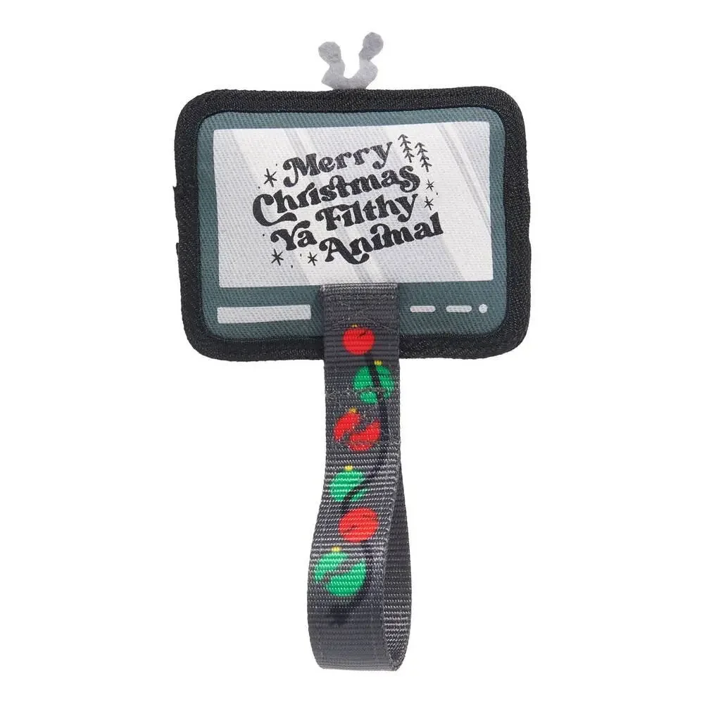 BARK Home Alone‎ Super Chewer Kevin’s TV Dog Toy No Fluff Tug Toss Squeaker